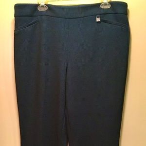 New York & Co. 7th Ave. Pull On Dress Pant XL Navy